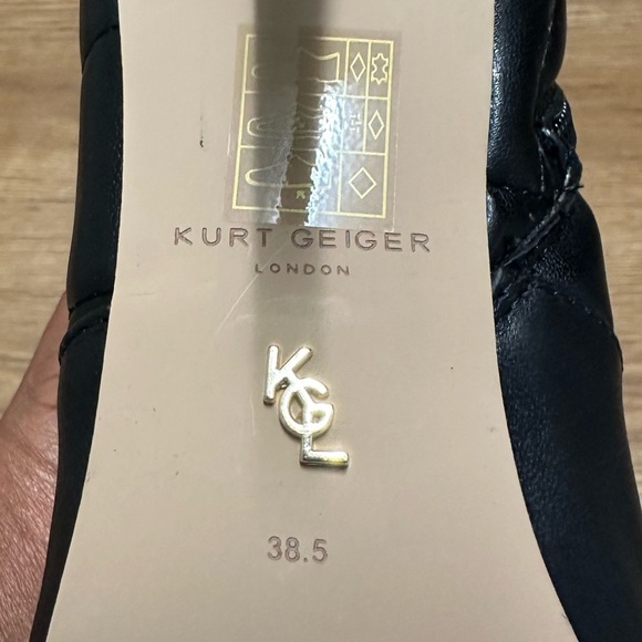 Kurt Geiger Quilted knee high boots - Picture 9 of 15